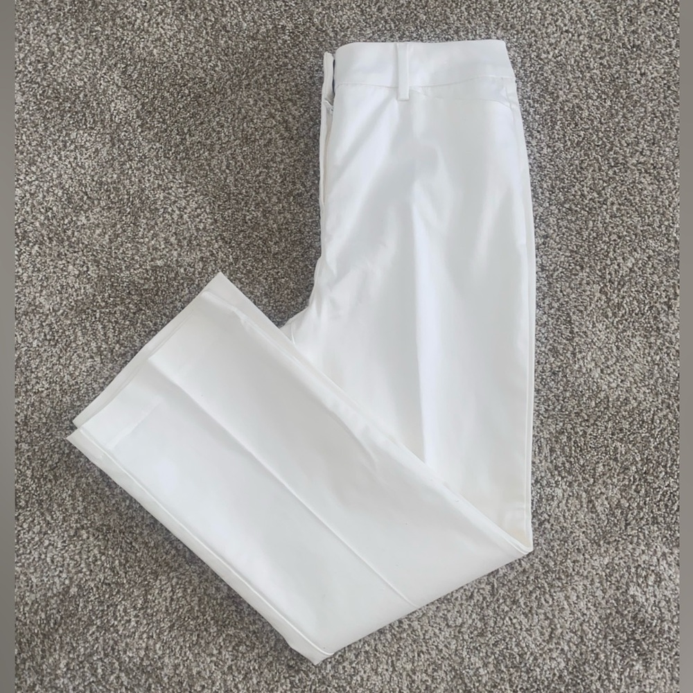 Liz Claiborne Emma Women’s White Dress Pants Size 12P Petite NWT Slacks Trousers